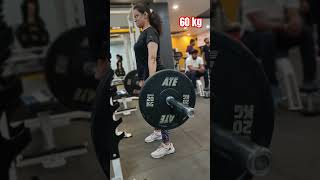 60 kg lightweight baby  Deadlift 60kg lightweight deadlift [upl. by Yelyac]