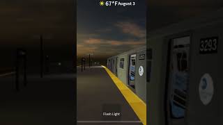 Video tmrw at 7am H train from far rockaway to rockaway park The rockaways Roblox [upl. by Ylatan]