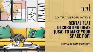 Rent a Bland Apartment Transform It into a Stylish Haven RentalFriendly Decorating Ideas [upl. by Talie]