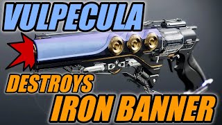 Vulpecula Hand Cannon INSANE in Iron Banner Destiny 2 LightFall [upl. by Rickart492]