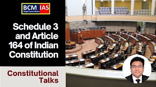 Schedule3 amp Article 164 of Indian Constitution by Prof Sunny Kapoor Sirupscpreparationupsc2024 [upl. by Wyon]