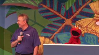 Elmo helps the Busch Gardens general manager open Sesame Street Safari of Fun [upl. by Anile]