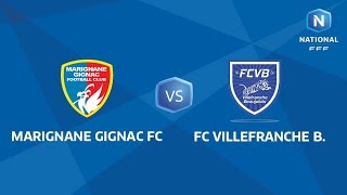 J18  Marignane Gignac FC  FC Villefranche I National FFF 20182019 [upl. by Edyaj]