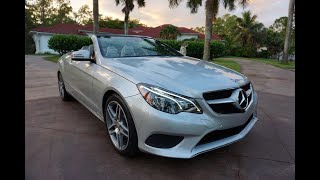 Heres why I Like to Buy Used Cars From Germans  2014 MercedesBenz E 350 Convertible Full Review [upl. by Mehalek988]