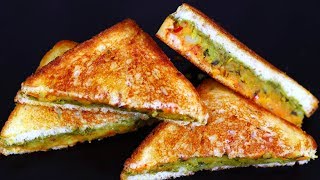 Bread Sandwich on Tawa  Easy Potato Sandwich  Bread Sandwich  Shamees Kitchen [upl. by Older]