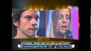 Combate  Alejandra Baigorria terminó su relacion con Mario Hart 17062013 [upl. by Tattan]