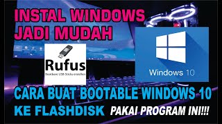 Cara Membuat Bootable Windows 10 Usb Disk Drive 100 Berhasil  Buat Windows 10 di Flashdisk [upl. by Hound]