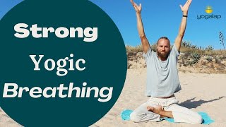 Strong Yogic Breathing  Breathwork with Michaël Bijker [upl. by Nohsad421]