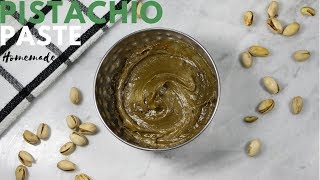 HOW TO MAKE PISTACHIO PASTE  COMMENT FAIRE LA PÂTE À PISTACHE [upl. by Neau2]