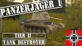 WOT Blitz  PzJag 1 Tank Review  German Tier 2 Tank Destroyer  World of Tanks Blitz [upl. by Koloski804]