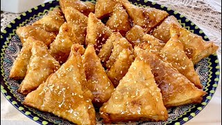 Samsas Recette Algérienne 🇩🇿Traditionnelle Croustillants Sans Machine Vidéo en KABYLE algerie [upl. by Tutankhamen593]