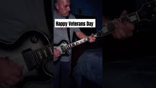 Happy Veterans Day guitarshorts starspangledbanner godblesstheusa guitar [upl. by Acenom]