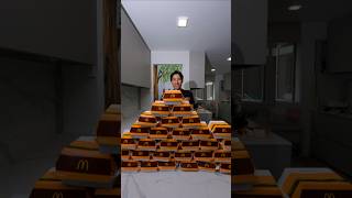 33 Big Macs Eating Challenge foodchallenge [upl. by Kaycee984]