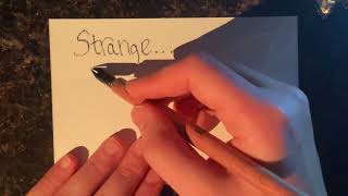 ASMR Handwriting Margaret Atwood Quote [upl. by Euginimod430]