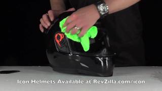 Icon Helmet Cleaning Instructions from RevZillacom [upl. by Gregoor]