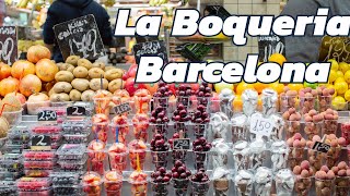 The Mercat de Sant Josep de la Boqueria Barcelona Spain [upl. by Malinde]