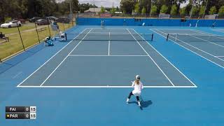 JESSICA FAILLA V ALANA PARNABY  W25 TRARALGON [upl. by Lihas480]