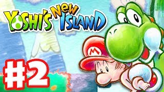 Yoshis New Island  Gameplay Walkthrough Part 2  World 2 Nintendo 3DS [upl. by Lesli258]