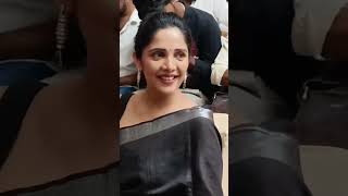 Milana Nagaraj shines at Aravinda Swamy movie event milananagaraj kannadaactress trending love [upl. by Sudnac]