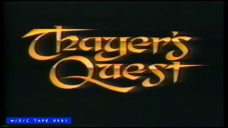 quotThayers Questquot Full Laserdisc  1984 [upl. by Brackely247]