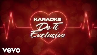 La Arrolladora Banda El Limón De René Camacho  De Ti Exclusivo Karaoke [upl. by Annel332]