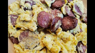 VENISON SAUSAGE and SCRAMBLED EGGS [upl. by Cykana]