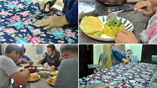 Mom Stitching a Dress for Me  Homemade Cream Cheese Spread  Special Lunch Meal  Biriyani Rice [upl. by Banks377]