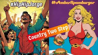 Country Two step is CRAZY HipHipJorge AmberSpamburger  I Want Crazy [upl. by Pare495]