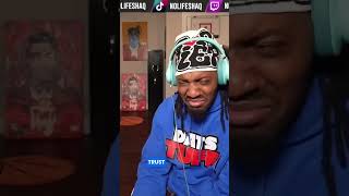 ghostly confessions inner turmoil NoLifeShaq reacts to Kendrick Lamar nolifeshaq reaction shorts [upl. by Ytitsahc]