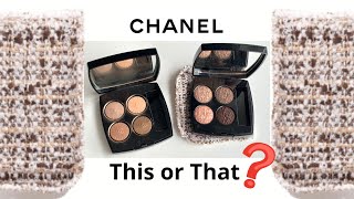 CHANEL quads TWEED 04 Brun et Rose VS Mediterranean 747 [upl. by Notnek]