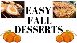 2 Amazing Fall Dessert Recipes  Quick amp EASY Tasty Desserts  Simple Fall Recipes [upl. by Aramoiz856]