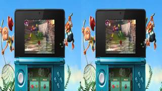 3D Footage CarpsampDragons for Nintendo 3DS [upl. by Naelcm512]