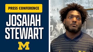 Josaiah Stewart On Michigan Defense Bye Week Individual Attention  GoBlue [upl. by Holofernes]