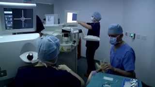 Laser Eye Surgery  Live  Optical Express [upl. by Malony]