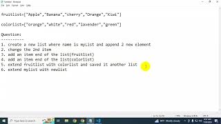 Python List  Method  Basic List Problem Solving  Creative Coders  Class 11 [upl. by Yeldua]