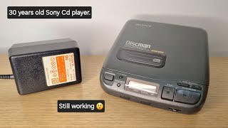 Sony D32 Discman from 1993 Disassembly and cleaning tech retro [upl. by Nevaed541]