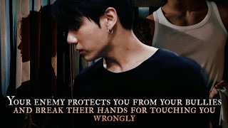 Your enemy protects you from your bullies and break their hands for touching you wrongly  oneshot [upl. by Sileas13]