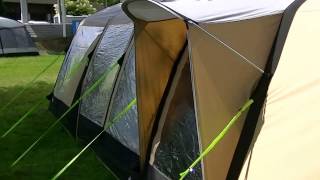 Kampa Pro Croyde 6 Classic Air Tent 2017 [upl. by Zins]