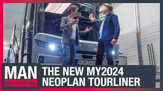 The new Model Year 2024 NEOPLAN Tourliner  MAN QuickStop 25 [upl. by Ylnevaeh924]