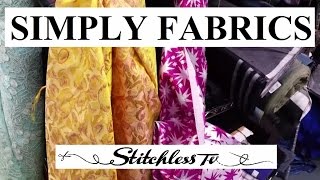 Fabric haul to Simply Fabrics Brixton [upl. by Juana]