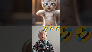 Dancer cat vs Baby shorts kitten lucu kucingjoget ngakak funny automobile [upl. by Ebner]