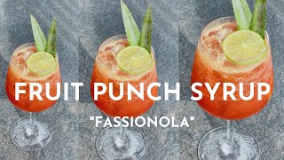 Fruit Punch Syrup  AKA Fassionola  perfect for Hurricanes [upl. by Enutrof]