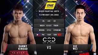 Danny Kingad vs Xie Wei  Full Fight Replay [upl. by Nahbois262]