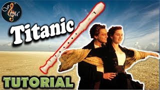 Titanic flauta dulce fácil tutorial con notas [upl. by Hermia53]