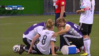 U20 Frauen WM 2014 Halbfinale Deutschland Frankreich 2 Halbzeit [upl. by Aldredge]