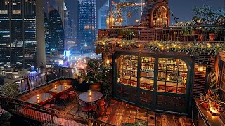 Luxury Night Jazz Bar in New York City 🍷 Relaxing Sax Jazz for Study Work and Peaceful Evenings [upl. by Gaultiero]