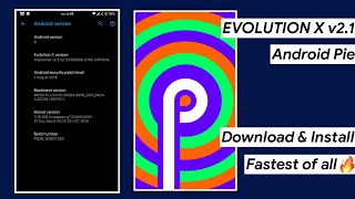 Evolution X v21 Official Pie Rom for Le2s2  Install amp Review  Fastest Rom Ever😍 [upl. by Flatto]