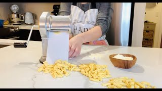 How to make Homemade Cavatelli with the Demetra Cavatelli Pasta Maker [upl. by Asilegna]