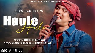 Haule Haule LYRICS Bad Newz  Jubin Nautiyal  Vicky Kaushal amp Triptii Dimri  Rochak Kohli [upl. by Clint]