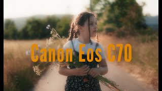 My first cinema camera Canon Eos C70  First Test footage [upl. by Esmerelda]